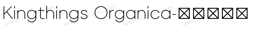 Kingthings Organica字体转换